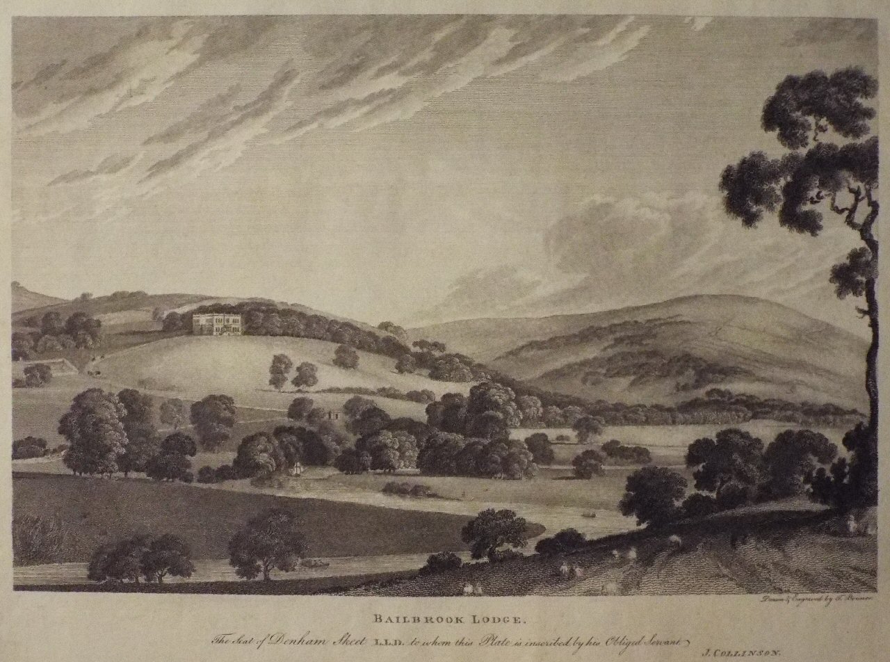 Print - Bailbrook Lodge. The Seat of Denham Skeet LLD - Bonnor